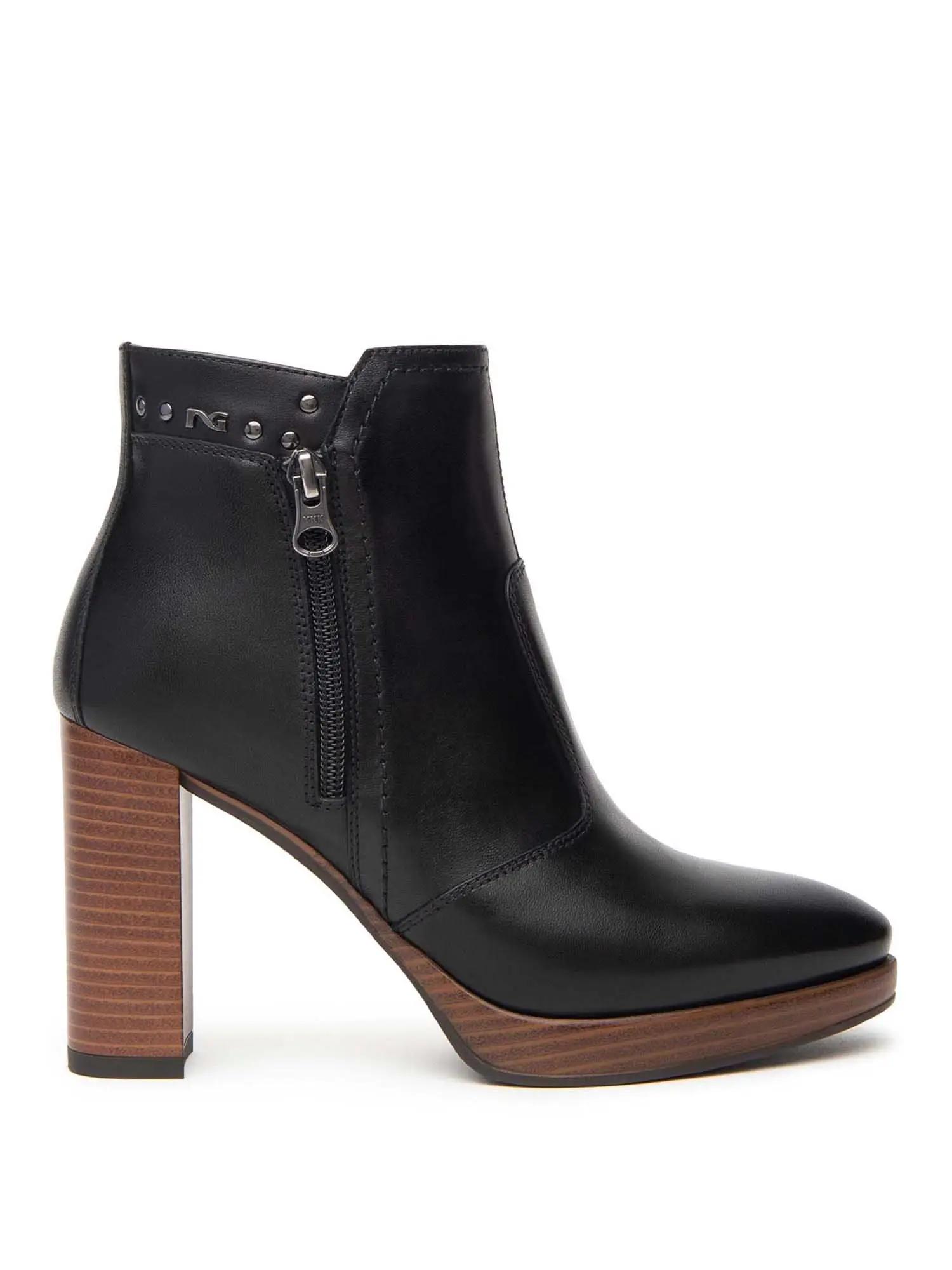 Tronchetto blu nero giardini hot sale