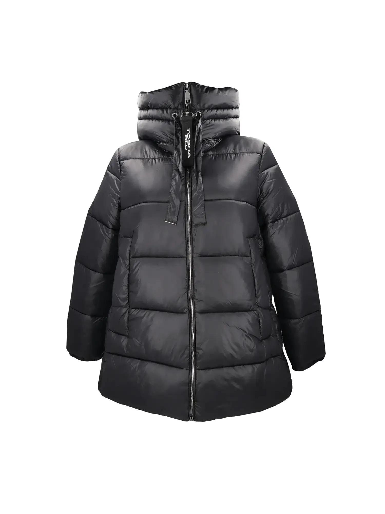 Piumino nero giardini top