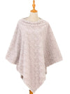 PONCHO DONNA - LUMBERJACK BEIGE - F809 2