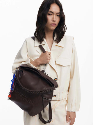 ZAINO DONNA - DESIGUAL MARRONE - 25WAKP29 6