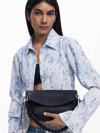 BORSA A MANO DONNA - DESIGUAL NERO - 25WAXPAL 5