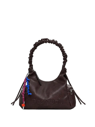 BORSA A SPALLA DONNA - DESIGUAL MARRONE - 25WAXPAY