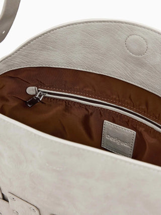 BORSA A SPALLA DONNA - DESIGUAL BEIGE - 25WAXPBR 3