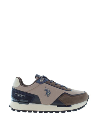 SNEAKERS UOMO - US POLO ASSN. MARRONE-BLU - ARON009M/ETS1
