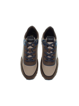 SNEAKERS UOMO - US POLO ASSN. MARRONE-BLU - ARON009M/ETS1 4