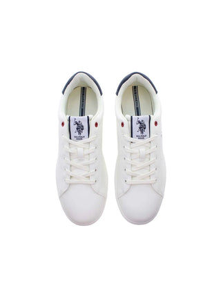 SNEAKERS UOMO - US POLO ASSN. BIANCO-BLU - BYRON001M/EY5 3