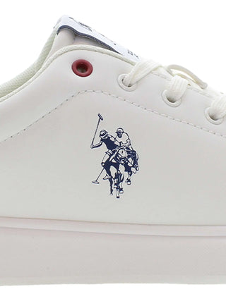 SNEAKERS UOMO - US POLO ASSN. BIANCO-BLU - BYRON001M/EY5 6