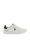 SNEAKERS UOMO - US POLO ASSN. BIANCO-NERO - BYRON001M/EY5 1