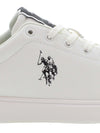 SNEAKERS UOMO - US POLO ASSN. BIANCO-NERO - BYRON001M/EY5 6