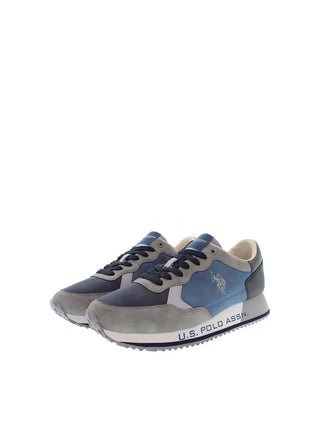 SNEAKERS UOMO - US POLO ASSN. BLU-GRIGIO - CLEEF006M/EUH1 2