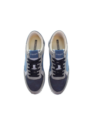 SNEAKERS UOMO - US POLO ASSN. BLU-GRIGIO - CLEEF006M/EUH1 3