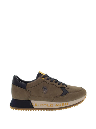 SNEAKERS UOMO - US POLO ASSN. MARRONE-BLU - CLEEF006M/EUH1