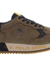 SNEAKERS UOMO - US POLO ASSN. MARRONE-BLU - CLEEF006M/EUH1 6