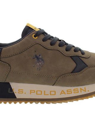 SNEAKERS UOMO - US POLO ASSN. MARRONE-BLU - CLEEF006M/EUH1 6