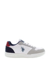 SNEAKERS UOMO - US POLO ASSN. BIANCO-BLU - STEVE004M/EYH2 1