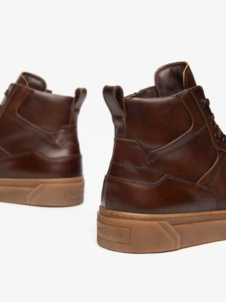 SNEAKERS UOMO - NERO GIARDINI BEIGE - I400457U 4