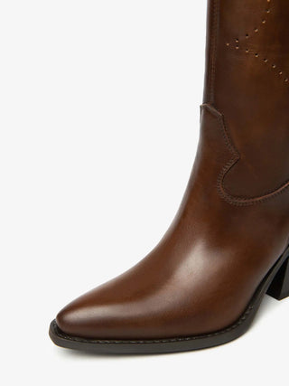 STIVALE DONNA - NERO GIARDINI BEIGE - I513921D 3