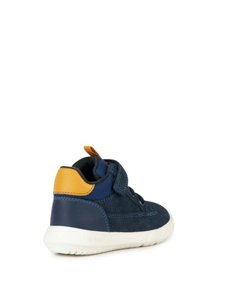 SNEAKERS BAMBINO - GEOX NAVY-OCRA - B365DA 022ME 4