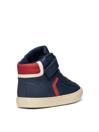 SNEAKERS BAMBINO - GEOX NAVY-ROSSO - B461NA 054FU 4