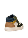 SNEAKERS BAMBINO - GEOX AVORIO-VERDE - B465NA 08522 4