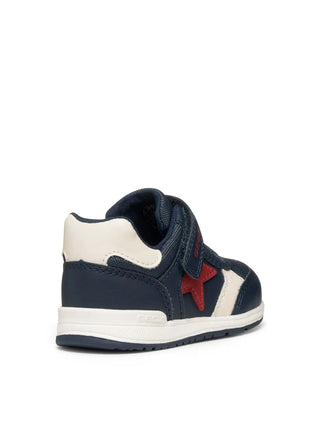 SNEAKERS BAMBINO - GEOX NAVY-ROSSO - B560RA 054FU 4