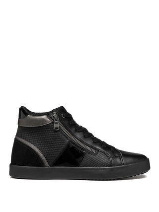 SNEAKERS DONNA - GEOX NERO - D366HD 00422