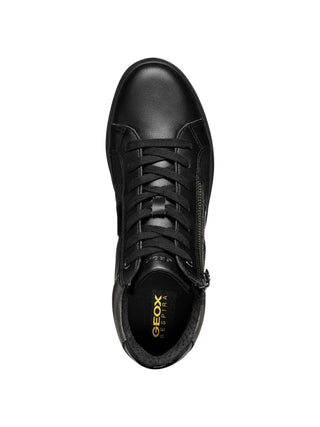 SNEAKERS DONNA - GEOX NERO - D366HD 00422 5