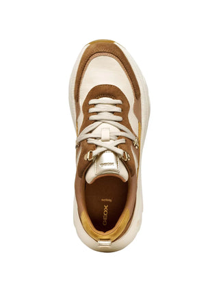 SNEAKERS DONNA - GEOX FANGO-BEIGE - D36UFE 022BC 5