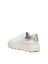 SNEAKERS DONNA - GEOX BIANCO-ORO - D45TCD 085BN 3