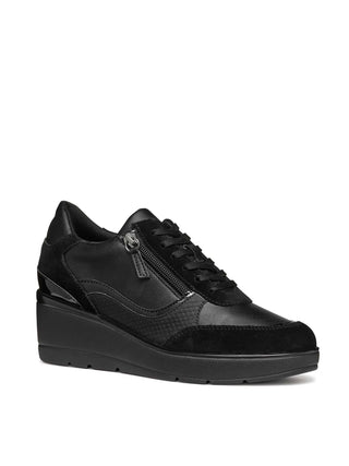 SNEAKERS DONNA - GEOX NERO - D46RAA 05422 2