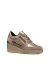 SNEAKERS DONNA - GEOX TAUPE - D46RAA 0AJ22 2