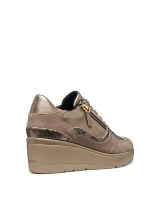 SNEAKERS DONNA - GEOX TAUPE - D46RAA 0AJ22 4