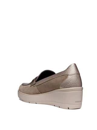 MOCASSINO DONNA - GEOX TAUPE - D46RAB 0222N 3