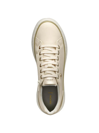 SNEAKERS DONNA - GEOX BEIGE-ORO - D55YHA 054AJ 5