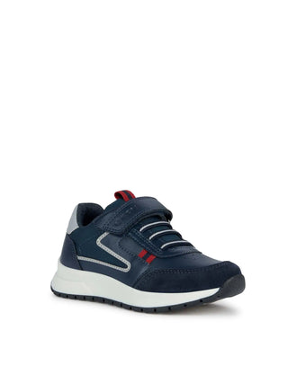 SNEAKERS RAGAZZO - GEOX NAVY-ROSSO - J36GMA 054FU 2