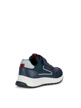 SNEAKERS RAGAZZO - GEOX NAVY-ROSSO - J36GMA 054FU 4