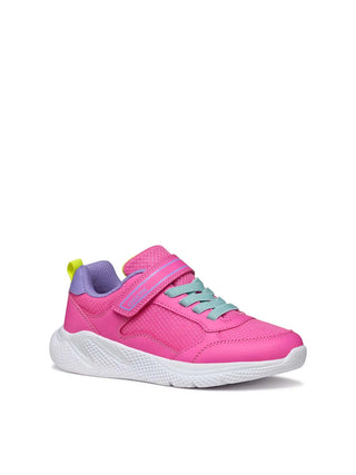 SNEAKERS RAGAZZA - GEOX FUXIA-LILLA - J56FWA 0BC14 2