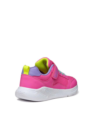 SNEAKERS RAGAZZA - GEOX FUXIA-LILLA - J56FWA 0BC14 4