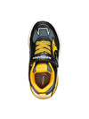 SNEAKERS RAGAZZO - GEOX NERO-GIALLO - J56LBC 0BC14 6