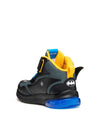 SNEAKERS RAGAZZO - GEOX NERO-GIALLO - J56LBE 0BC14 4