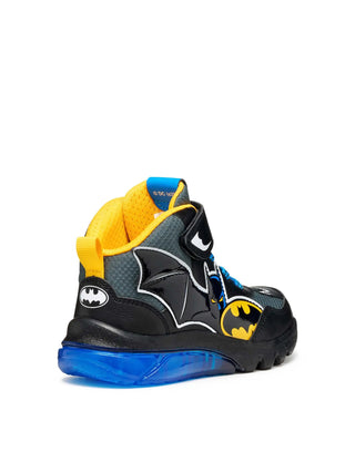 SNEAKERS RAGAZZO - GEOX NERO-GIALLO - J56LBE 0BC14 5