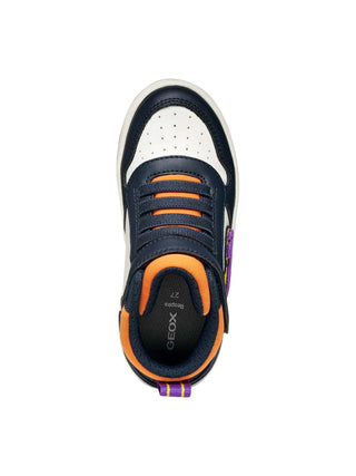 SNEAKERS RAGAZZO - GEOX BIANCO-NAVY - J56LQC 054FU 5