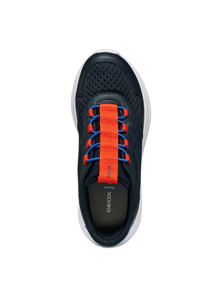 SNEAKERS RAGAZZO - GEOX NAVY-ROSSO - J56NQC 01454 5