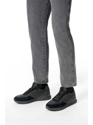 SNEAKERS UOMO - GEOX NERO - U55LCA 0CQ22 7