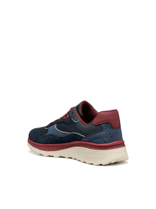 SNEAKERS UOMO - GEOX NAVY-ROSSO - U56HUA 0CQ22 3