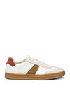 SNEAKERS UOMO - GEOX BIANCO-ARANCIO - U56LDF 09B22 1