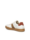 SNEAKERS UOMO - GEOX BIANCO-ARANCIO - U56LDF 09B22 3