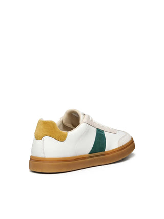 SNEAKERS UOMO - GEOX BIANCO-VERDE - U56LDF 09B22 4