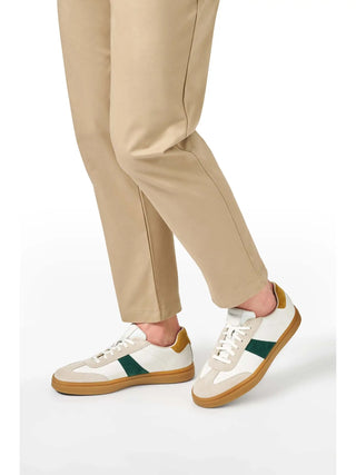 SNEAKERS UOMO - GEOX BIANCO-VERDE - U56LDF 09B22 7