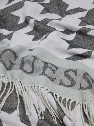 SCIARPA UOMO - GUESS NERO-BIANCO - AM9563 POL03 2